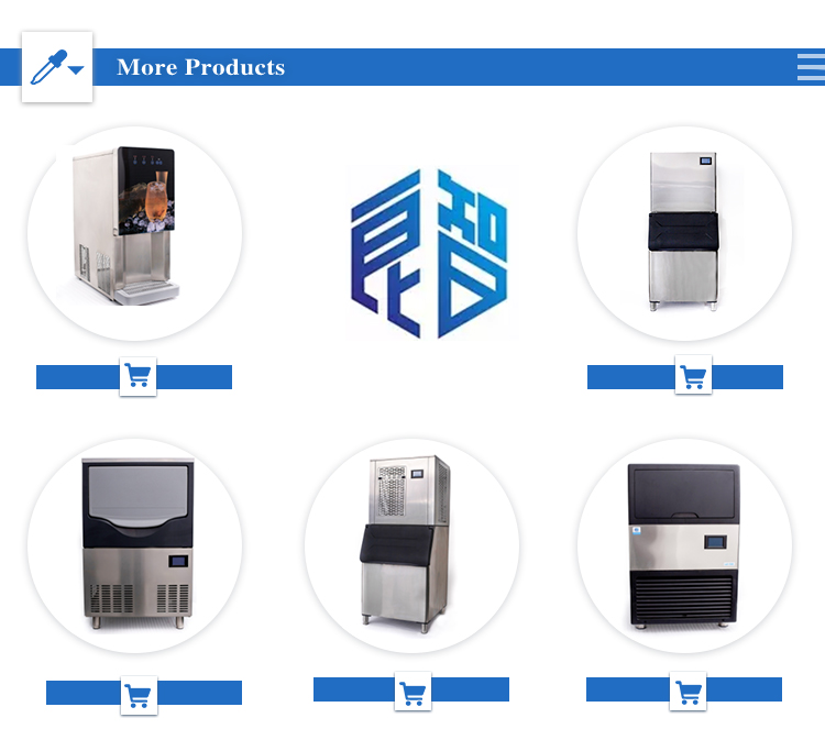 48KG 120kg Output Automatic Countertop Ice Making Machine for Customer Satisfaction
