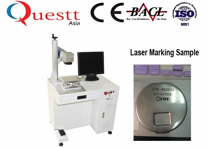 Metal Parts Stainless Steel Laser Marking Machine 20W Laser Source Free Computer