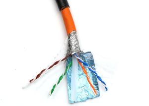 China Network Electronic Cable Sftp Cat 6 23 Awg 0.58mm Solid Copper 1000ft / Roll wholesale