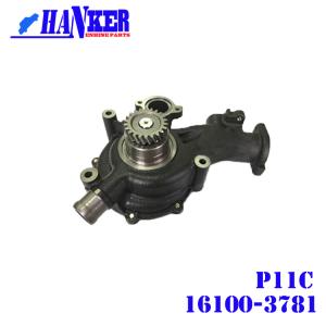 China Brand New 22 Gear P11C 16100-3781 Water Pump Excavator Engine Parts wholesale
