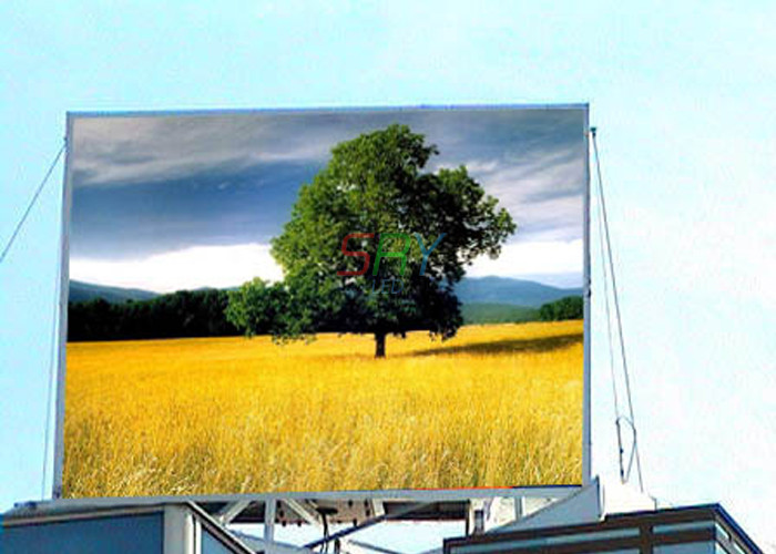 7500nits P12 LED Billboard Display DIP346 LED Digital Billboards For Rooftop Advertising