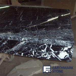 China Nero Marquina Black Marble Kitchen Countertops wholesale