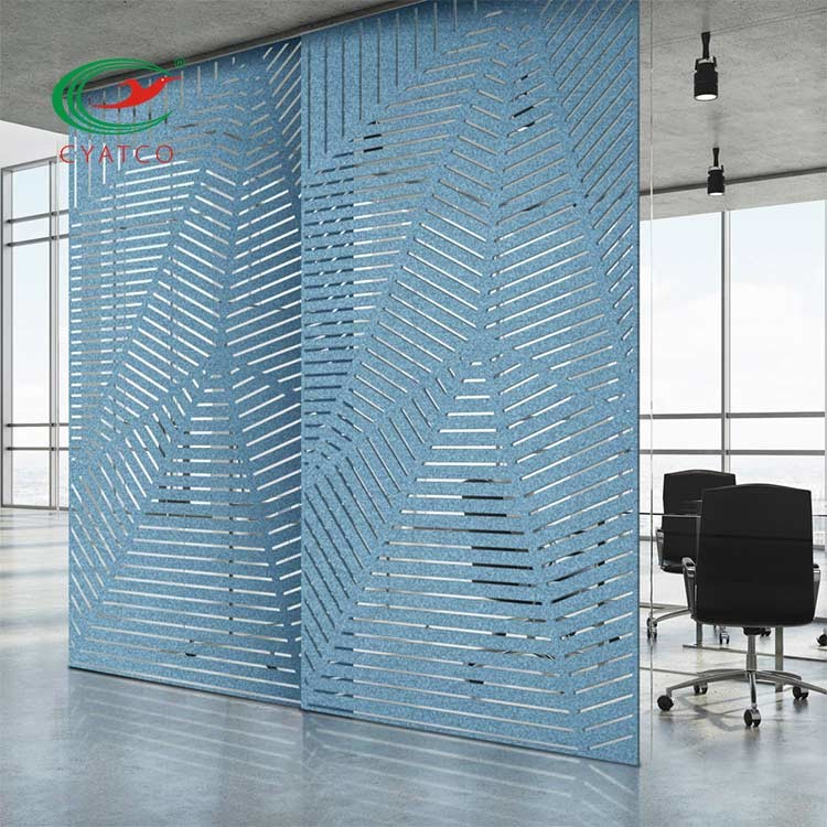 Nontoxic Durable Acoustic Hanging Screens , Multipurpose Polyester Sound Absorber