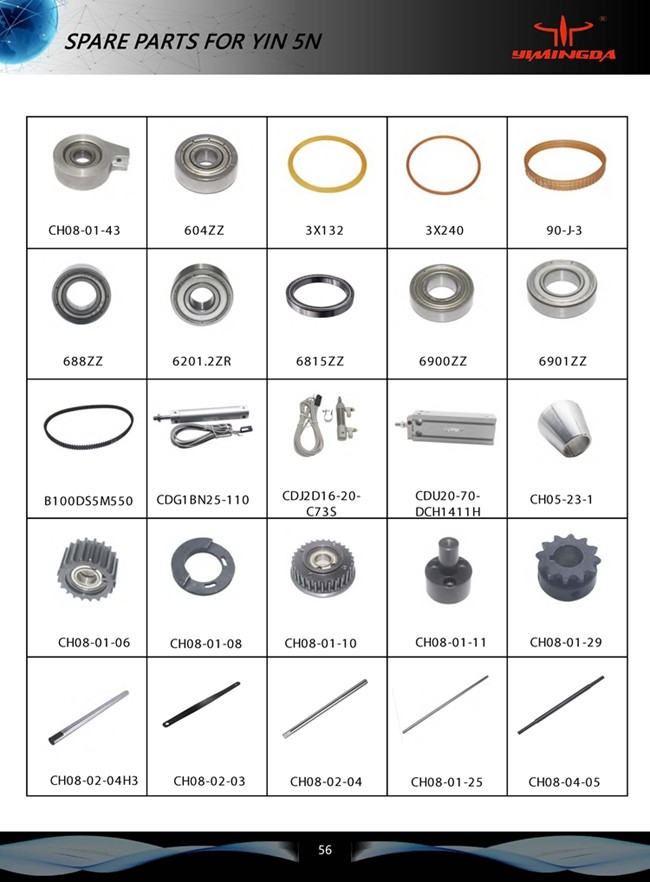 Timing Belt Auto Cutter Parts X Belt PN 8M-60-5960 For YIN Cutter Model HY2007