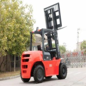 China 1600x180x80mm 5 Ton Forklift Mitsubishi S4S Engine 3000mm Lifting Height wholesale