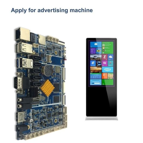 Six Core RK3399 Industrial ARM Embedded Motherboard I2C *2 Interface Android 7.1 JLD-A06 Mainboard