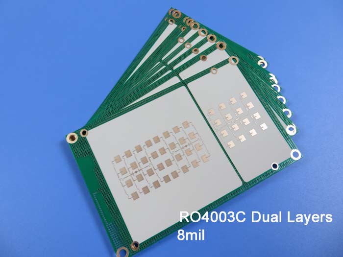 Rogers 4003 High Frequency PCB Double Sided RF PCB Board For Antennas