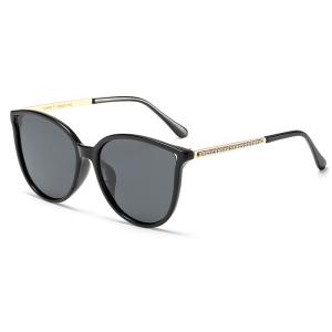 China Retro Round Classic Women Handmade Cat Eye Sunglasses wholesale