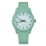 Black Plastic Quartz Watch 12mm Polyester Minimalism 3ATM Ocean Plastic