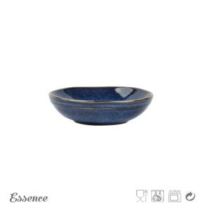 China 3.5 Inch Small Ceramic Sauce Dish Round , Reactive Glaze Ceramic Dip Dish wholesale