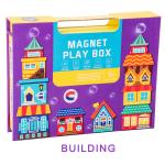 Preschool Magnetic Jigsaw Puzzle Magnet Play Box Building Blocks