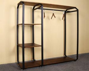 China Customized Design Garment Storage Rack / Industrial Clothing Rack Easy Assemble wholesale
