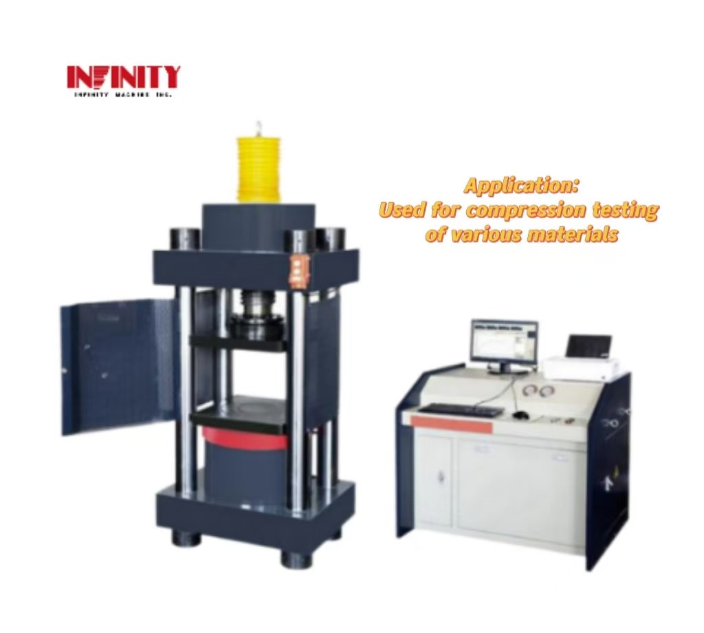 Concrete Compressive Strength Testing Micro Electro hydraulic Servo Compression Tester