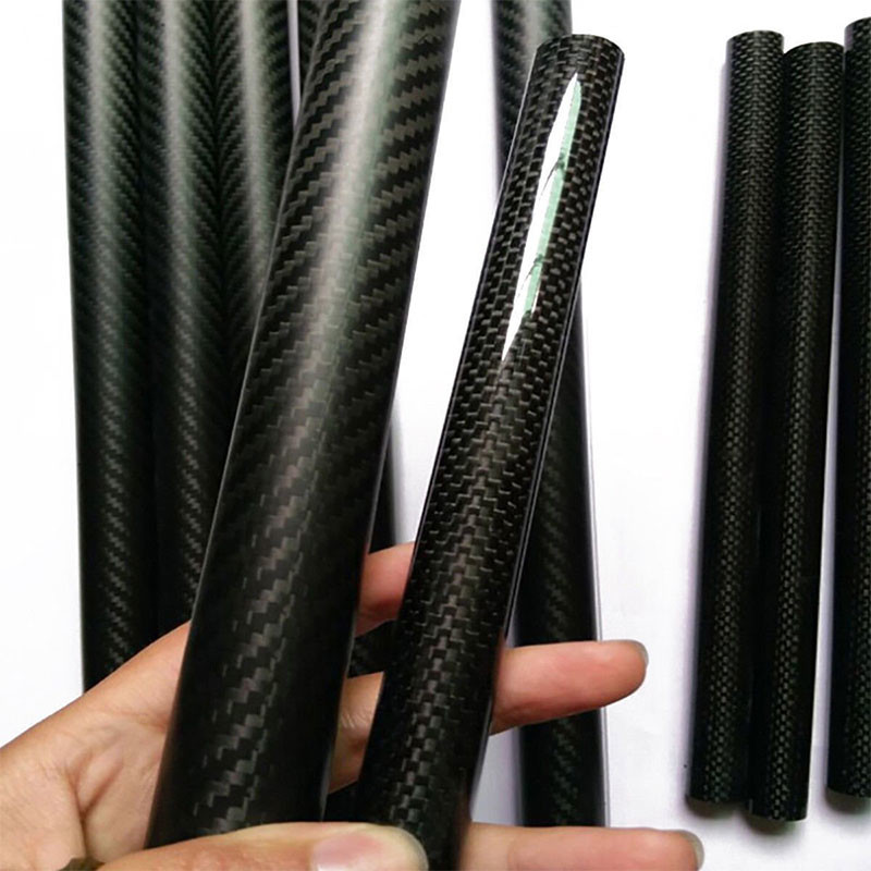 Nonmagnetic Electromagnetic 100% 3K Carbon Fibre Tube Good Flexibility