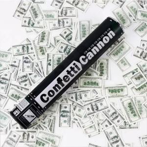 China Biodegradable Paper Money Dollar Party Poppers Confetti Cannon wholesale