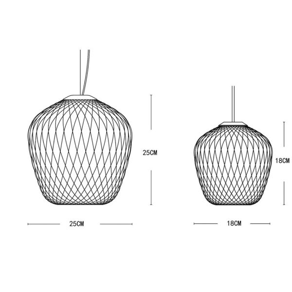 Modern glass pendant lights Home Living Room Bedroom Kitchen loft Blown Pendant Lamp(WH-GP-161)