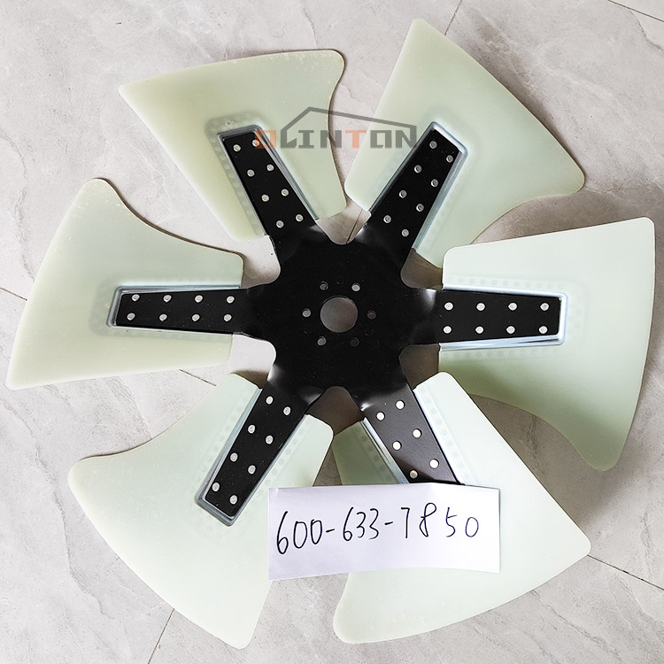 Construction Machinery Accessories 6D125 6D140 Excavator Fan Blade 600-633-7850