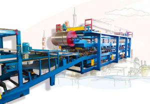 China Automatic Eps Sandwich Panel Production Line With 6 Rows 3KW wholesale