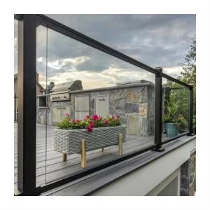 China Balustrade Railing System Aluminum Glass Fence U Channel wholesale