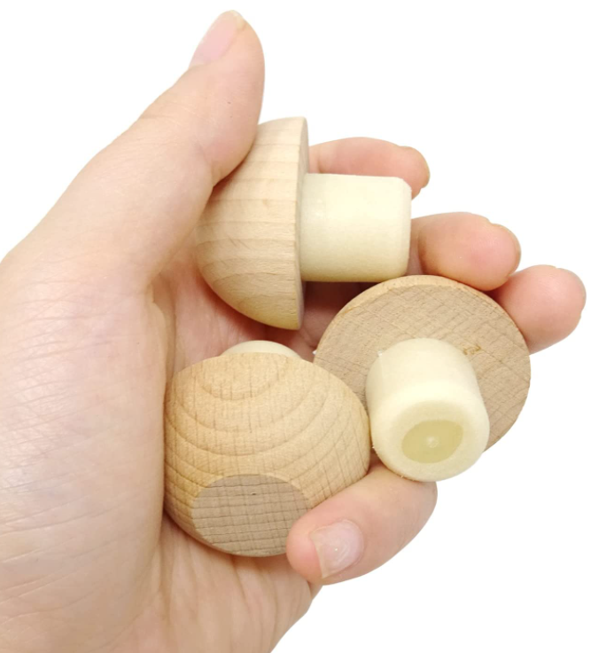Non Spill T Shape Wooden Bar Top Cap Wine Cork Bottle Stopper from Wooden Bar Top Cap