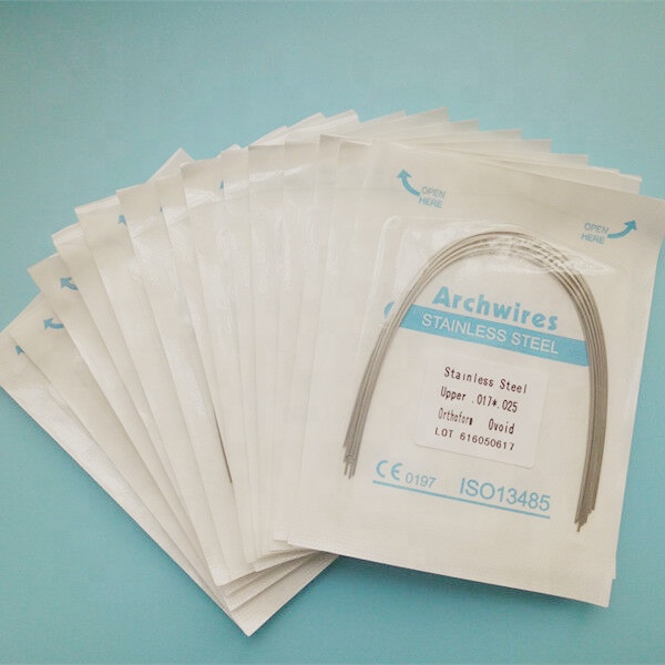 CE certificated Dental Metal Orthodontic Elastics Braces Ligature Tie