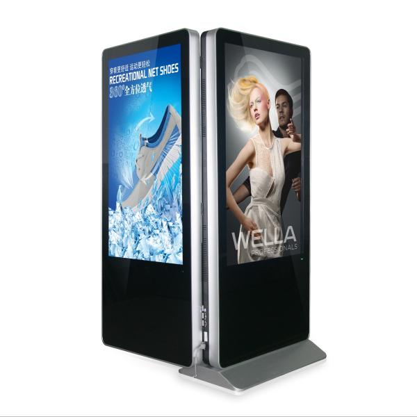 Indoor Double Side Kiosk Digital Signage Lcd Screen 55'' For Shopping Mall