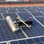 150 Meters Remote Crawler Type Cleaning Machine for Washing Photovoltaic Farms