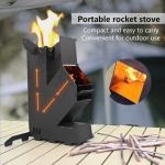 Rocket Stove Rocket Stove for Cooking Portable Wood Burning Stove Mini Wood