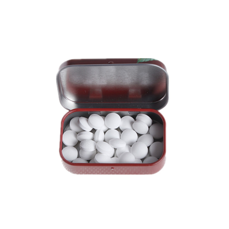 Promotional Mini Tin Can for Mint Packaging Custom Small Tins with Plastic Insert