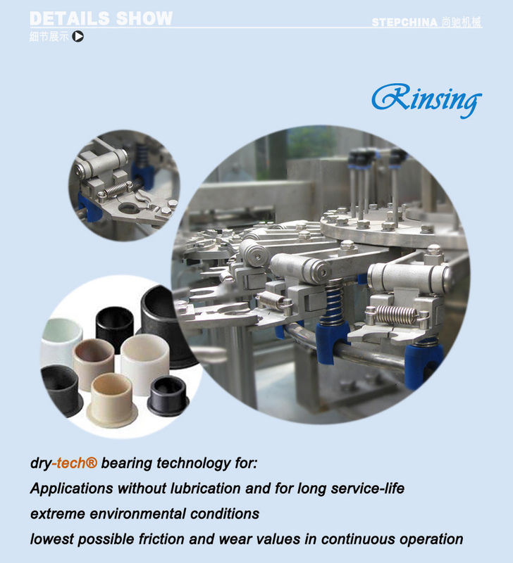 Automatic 3 In 1 Bottled Water Filling Machine / Water Bottle Filler Machine