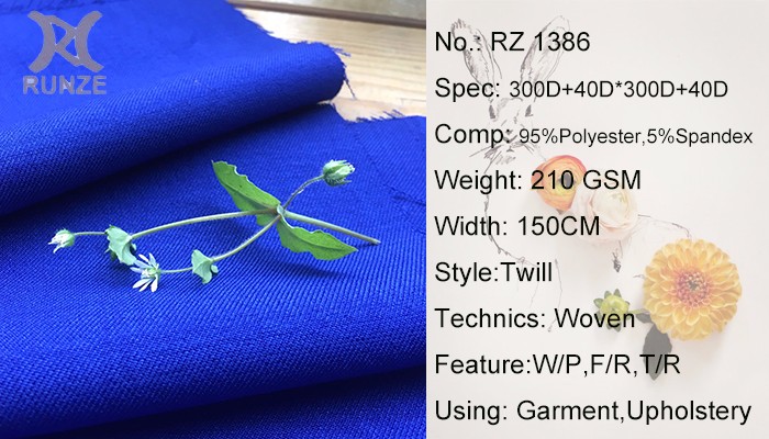 270GSM 4 Way Stretch Twill Gabardine Woolen Blazer Fabric Suit Office Uniform Cloth