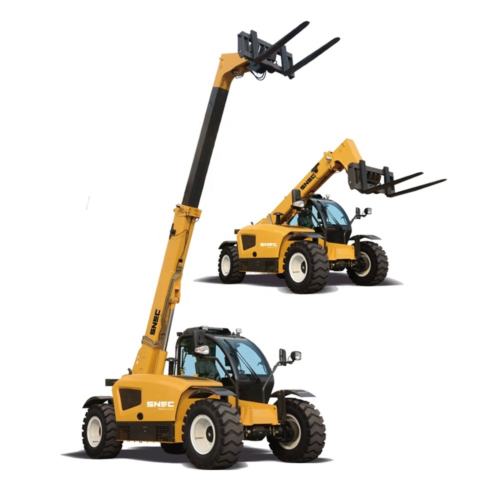 4X4 7m Four Wheel Steering 3 Ton 4 Ton Lifting Height Telescopic Boom Forklift Telehandler