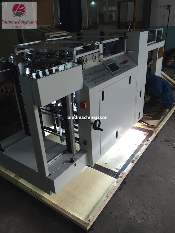 Automatic hardcover punching machine