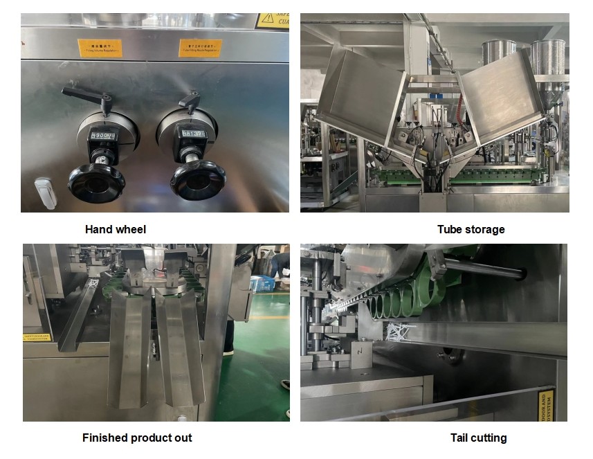 Low price automatic laminated tube machine/toothpaste tube filling sealing machine/cosmetic cream tube filling machine