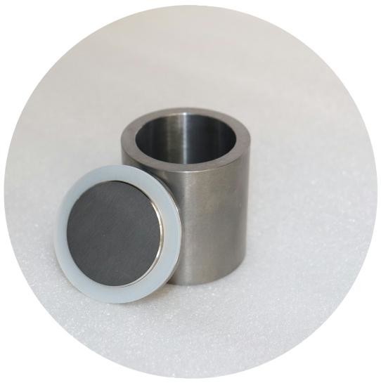Tungsten Carbide Grinding Jar for sale Container 50mL Inner Diameter 38mm Dry/Wet Grinding