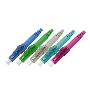 China Compact Fiber LC Connector Blue For Telecommunications Networks wholesale