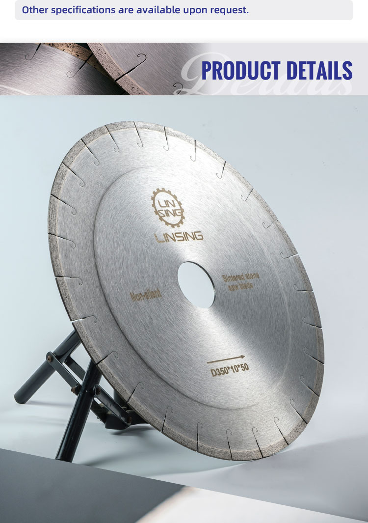 ODM Support 24 inch Thin Diamond Circular Glass Saw Blade for Sintered Stone Cutting