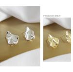 Lanciashow 925 Sterling Silver Studs Earrings Irregular Fine Jewellery