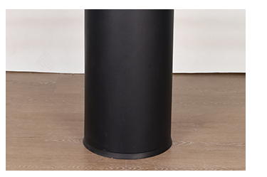 Manufacture Quality Bullet Lid Open Top Standing Garbage Can Stainless Steel Hotel Waste Bin