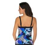 Females Polyester Swim Suit Conservative One Piece Swimwear