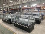 Deli display showcase refrigerator/supermarket food display case self-service