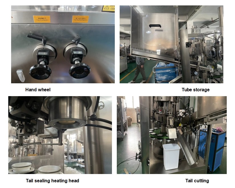 Automatic Continuous End Sealing Machine for Ointment Hand Cream Toothpaste Cans Custom Packaging Filling Machine