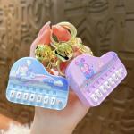 Sound Button Musical Instrument Keychain Disc Player Claw Machine Small Gift