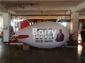 China Large Advertising Airplane Balloon Inflatable Blimp With Custom Logo Printing wholesale