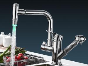 China Electroplate Single Handle OEM Kitchen Sink Faucets wholesale