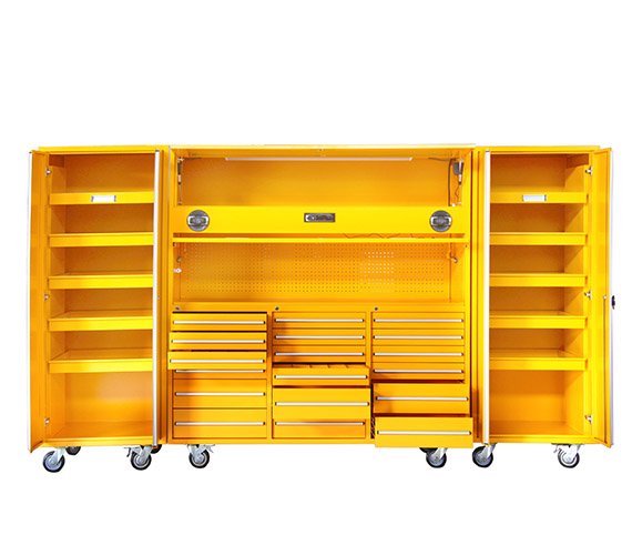 Garage Workshop Stainless Steel Tool Storage Cabinet for Heavy Duty Equipment Storage