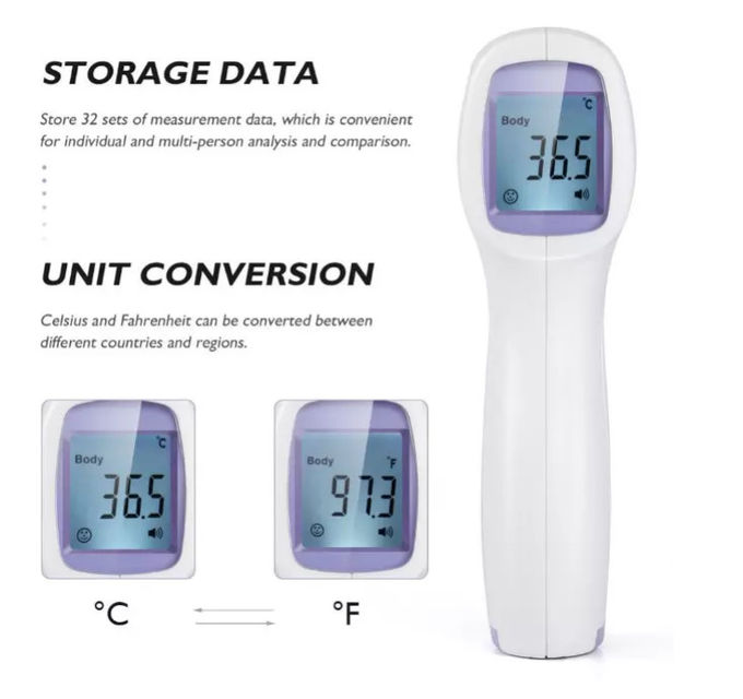 Non contact infrared forehead thermometer Automatic Themometer