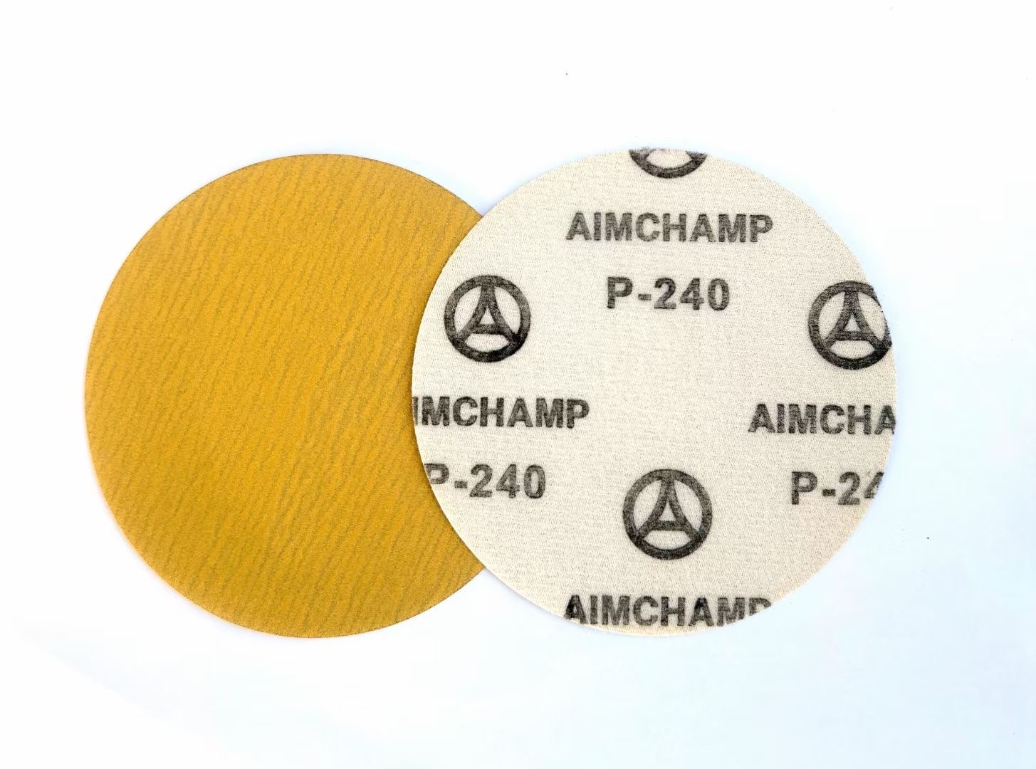 5" Gold Sanding Discs 8Hole Hook and Loop Sandpaper Woodworking or Automotive