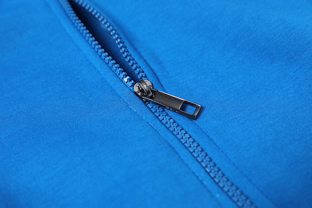 Full Zip Hooded Sweatshirt Unisex 700G Warm Winter Hoodies Solid Color Design