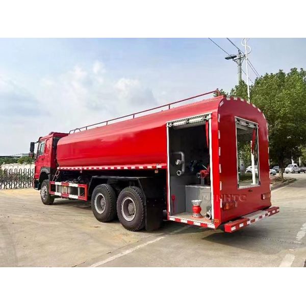 New HOWO Chassis Foam Fire Fighting Vehicle Euro2 Diesel 20000 Liters 6X4 Fire Engine Truck